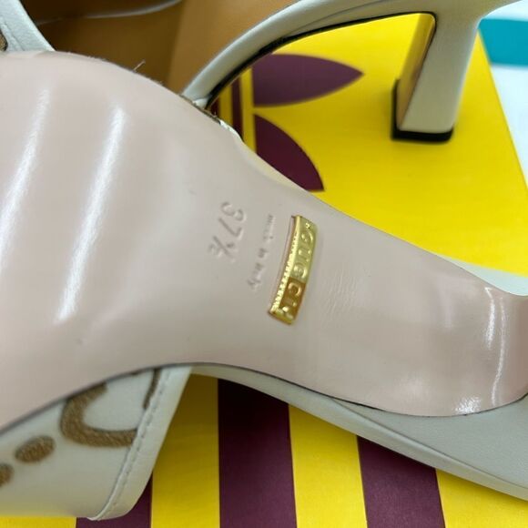 Women’s Gucci X Adidas, slide sandals, size 37.5  made in Italy - Picture 8 of 9